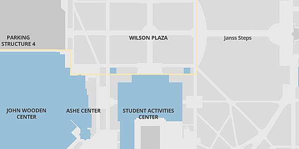 Map of Student Activities Center