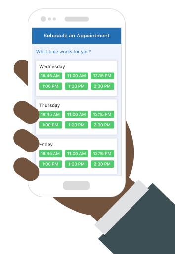 MyStudentChart graphic showing open appointments