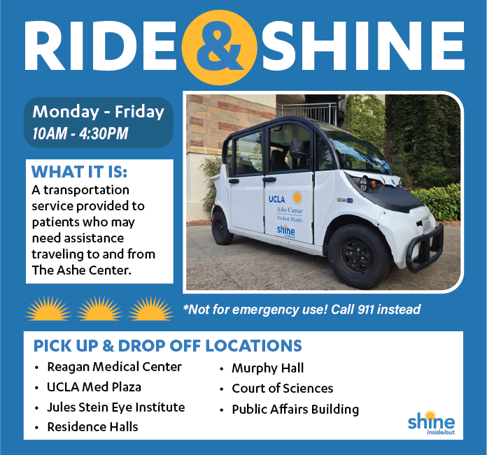 Promotional image of the Ride N Shine transportation cart