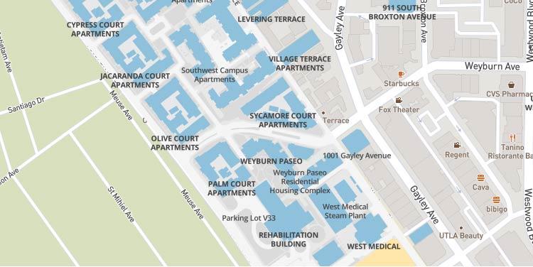 Map of Weyburn Terrace