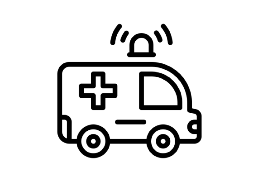 Icon of an ambulance