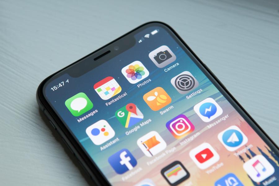 Picture of a mobile phone and its applications